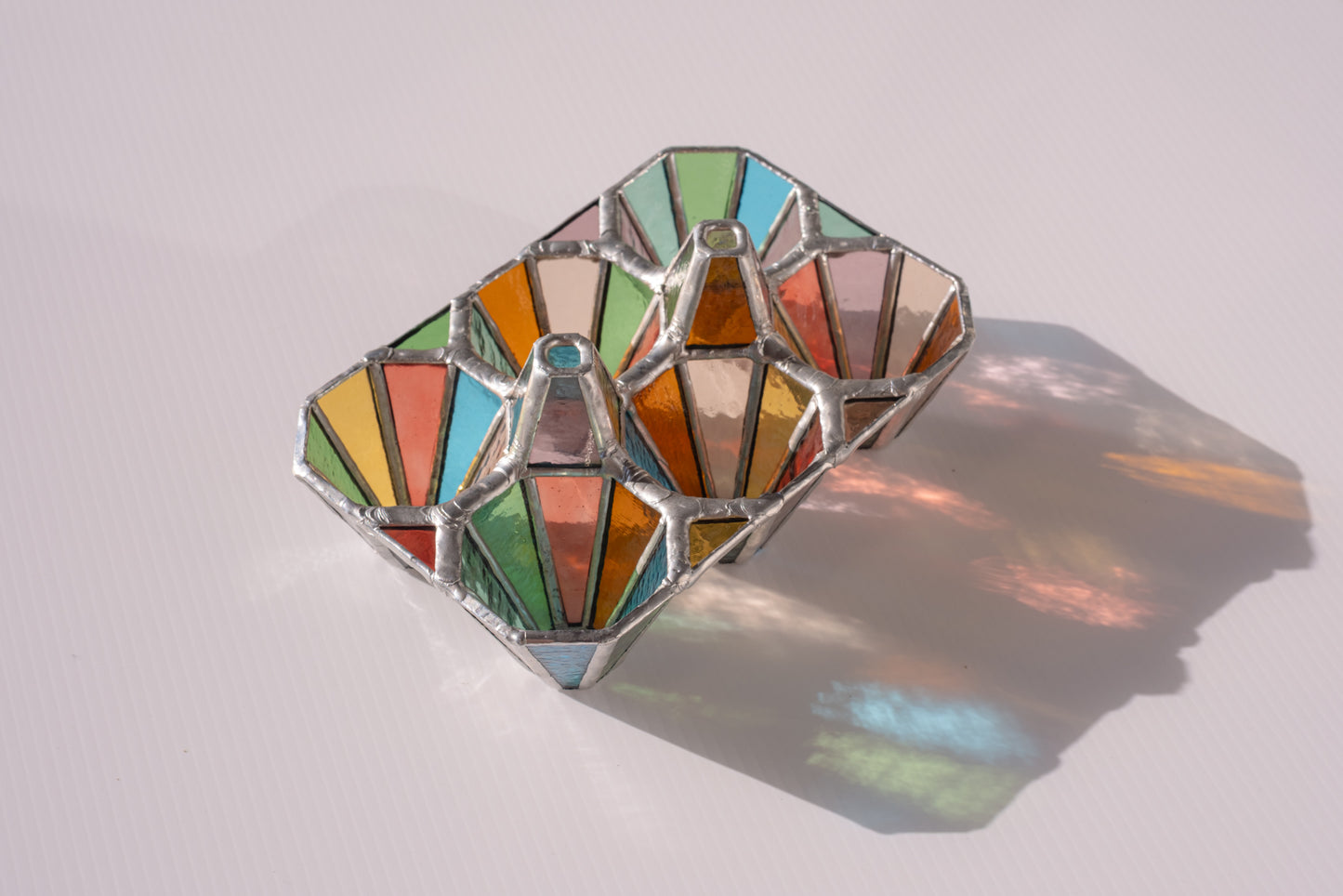 Stained Glass Egg Carton (Six Wells)