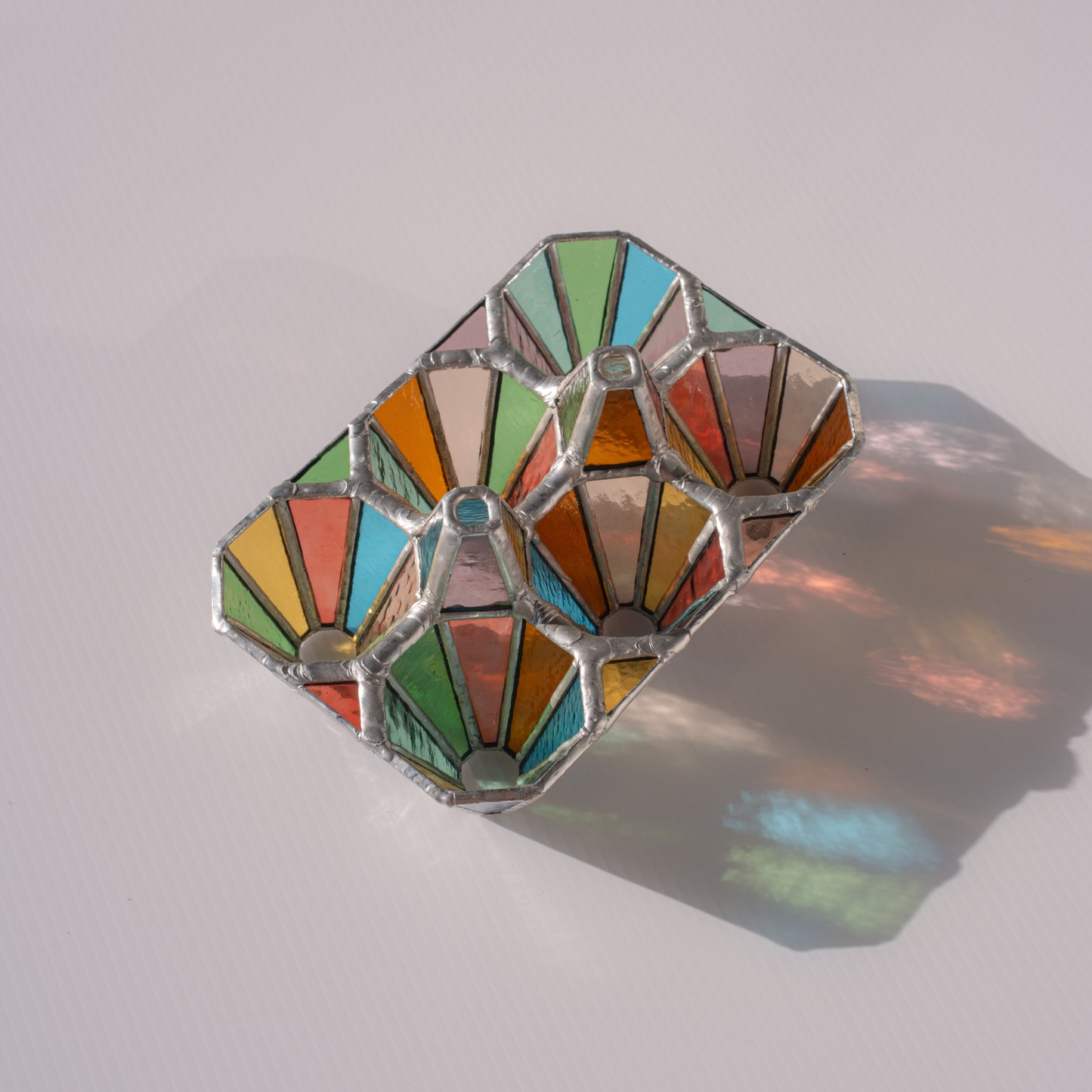 Stained Glass Egg Carton (Six Wells)