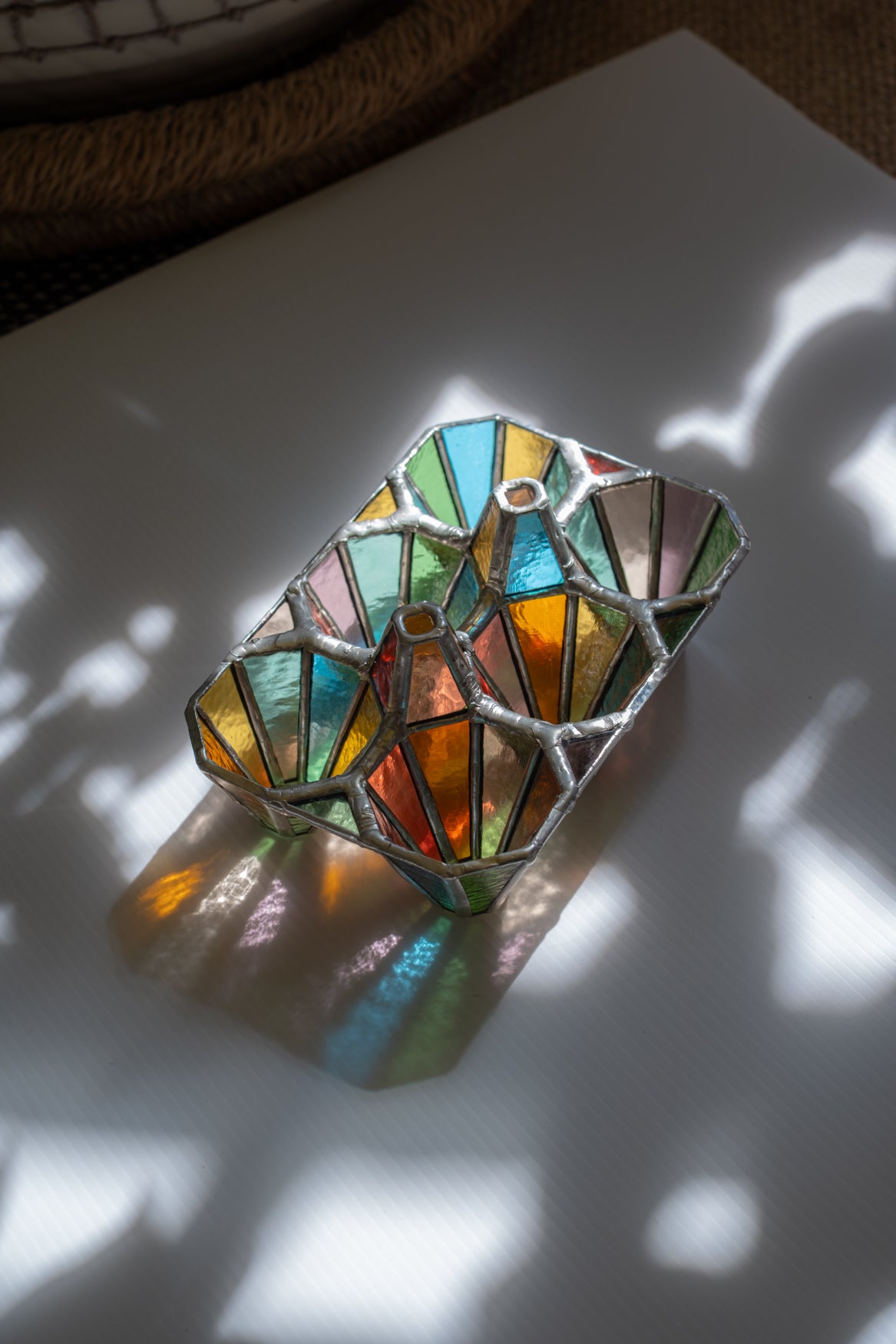 Stained Glass Egg Carton (Six Wells)