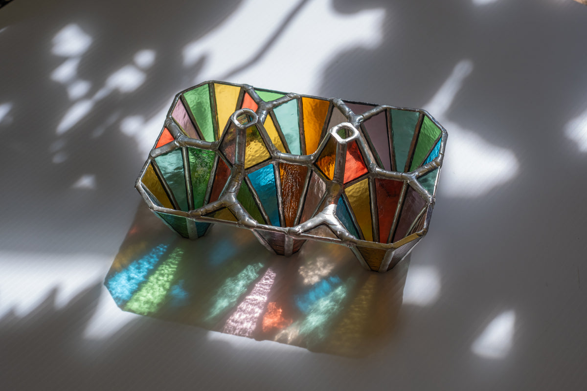 Stained Glass Egg Carton (Six Wells)