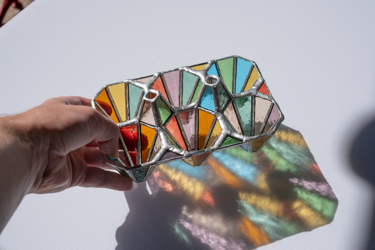 Stained Glass Egg Carton (Six Wells)