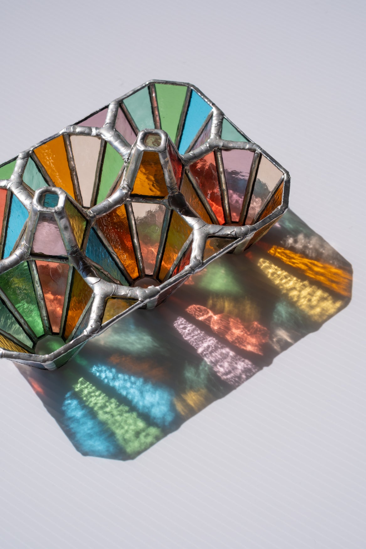 Stained Glass Egg Carton (Six Wells)